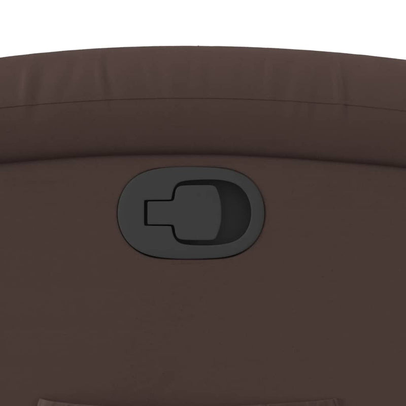 vidaXL barna műbőr felállást segítő dönthető fotel