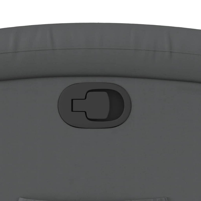 vidaXL szürke műbőr felállást segítő dönthető fotel