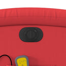 vidaXL elektromos bordó műbőr felállást segítő dönthető masszázsfotel