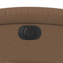 vidaXL elektromos felállást segítő barna szövet dönthető fotel