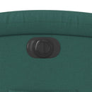 vidaXL elektromos felállást segítő sötétzöld szövet dönthető fotel