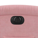 vidaXL rózsaszín bársony elektromos dönthető fotel