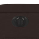 vidaXL sötétbarna szövet elektromos dönthető fotel