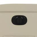 vidaXL krémszínű műbőr elektromos dönthető fotel