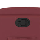 vidaXL bordó műbőr álló dönthetőfotel