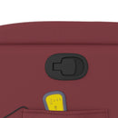 vidaXL bordó műbőr dönthető masszázs- és állófotel