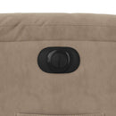 vidaXL tópszínű mikroszálas szövet elektromos dönthető fotel