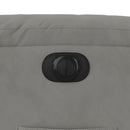 vidaXL világosszürke mikroszálas szövet elektromos dönthető fotel