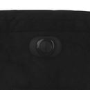 vidaXL fekete mikroszálas szövet elektromos dönthető fotel