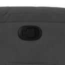 vidaXL sötétszürke mikroszálas szövet felállást segítő dönthető fotel