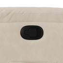 vidaXL bézs mikroszálas szövet felállást segítő dönthető fotel