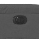 vidaXL sötétszürke szövet elektromos dönthető fotel