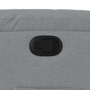 vidaXL világosszürke szövet felállást segítő dönthető fotel