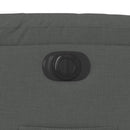 vidaXL elektromos felállást segítő sötétszürke szövet dönthető fotel