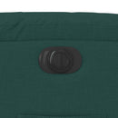 vidaXL elektromos felállást segítő sötétzöld szövet dönthető fotel