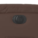 vidaXL barna műbőr elektromos dönthető fotel