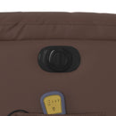 vidaXL barna műbőr elektromos dönthető masszázsfotel