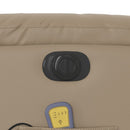 vidaXL kávészínű műbőr elektromos dönthető masszázsfotel