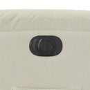 vidaXL krémszínű bársony elektromos dönthető fotel