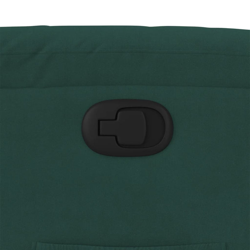 vidaXL sötétszürke bársony felállást segítő dönthető fotel