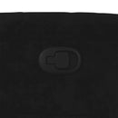 vidaXL fekete bársony felállást segítő dönthető fotel