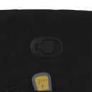 vidaXL fekete bársony felállást segítő dönthető masszázsfotel