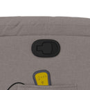 vidaXL tópszínű szövet dönthető masszázs- és állófotel