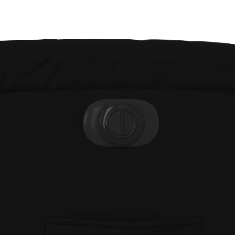 vidaXL fekete műbőr elektromos dönthető fotel