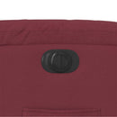 vidaXL bordó szövet elektromos dönthető fotel