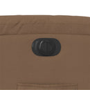 vidaXL barna szövet elektromos dönthető fotel