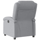 vidaXL világosszürke szövet relaxfotel
