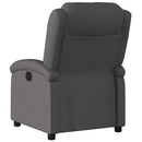 vidaXL szürke valódi bőr relaxfotel