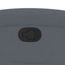 vidaXL sötétszürke bársony dönthető fotel