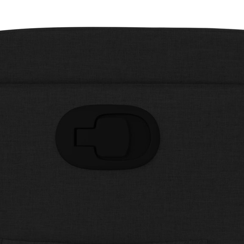 vidaXL fekete szövet relaxfotel