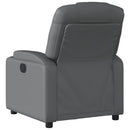 vidaXL szürke műbőr relaxfotel
