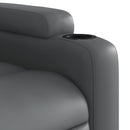 vidaXL szürke műbőr relaxfotel