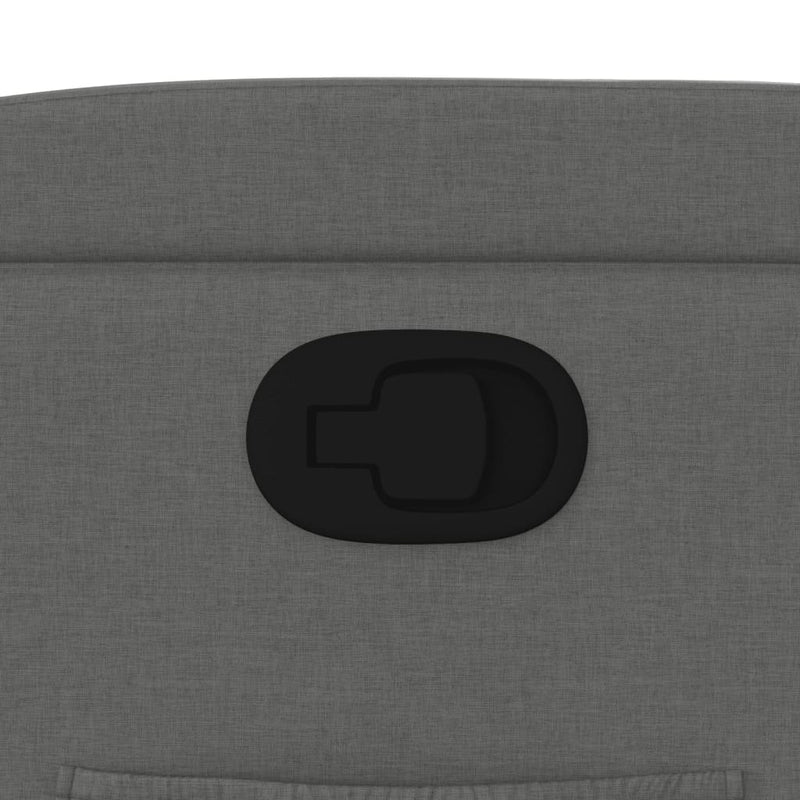 vidaXL sötétszürke szövet relaxfotel