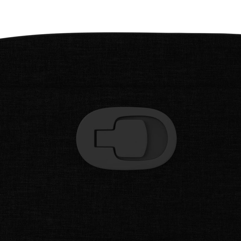 vidaXL fekete szövet relaxfotel