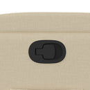 vidaXL krémszínű szövet dönthető fotel