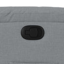 vidaXL világosszürke szövet relaxfotel