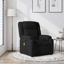 vidaXL fekete szövet masszázsfotel