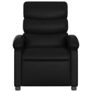 vidaXL fekete műbőr relaxfotel