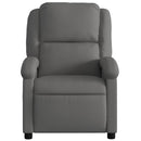 vidaXL szürke valódi bőr relaxfotel