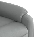 vidaXL világosszürke szövet relaxfotel