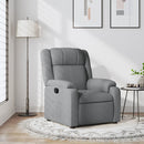 vidaXL világosszürke szövet relaxfotel
