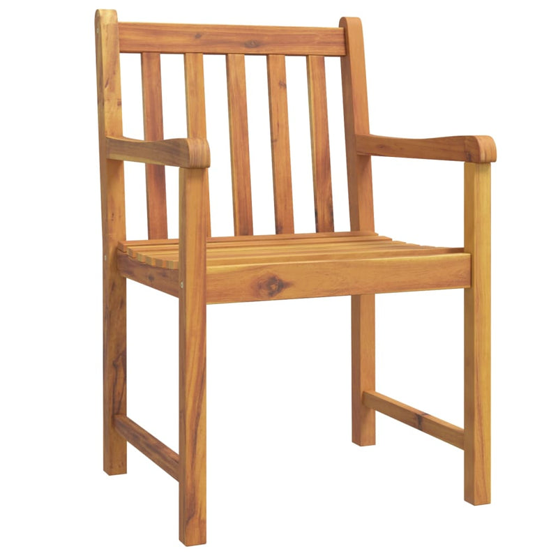vidaXL 8 db tömör akácfa kerti szék 56 x 55,5 x 90 cm