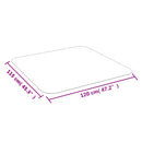 vidaXL PVC lábtörlő laminált padlóhoz vagy szőnyeghez 120 x 115 cm