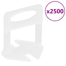 vidaXL 2500 db csempeszintező ék 1 mm