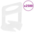 vidaXL 2500 db csempeszintező ék 1,5 mm