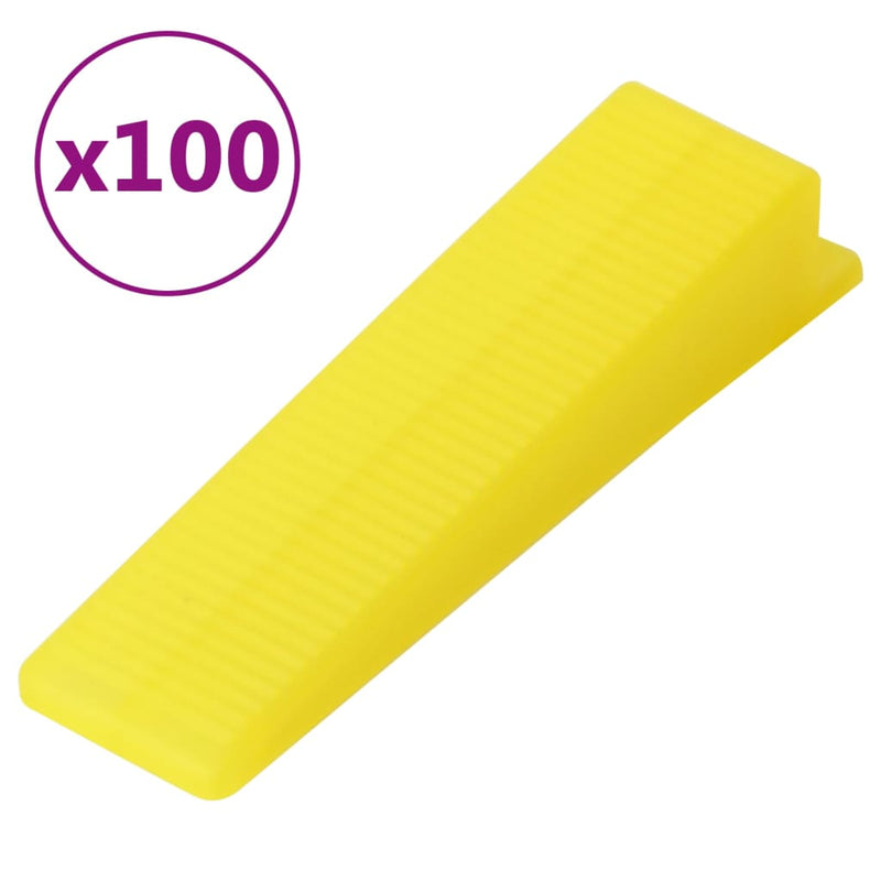 vidaXL 100 db csempeszintező ék